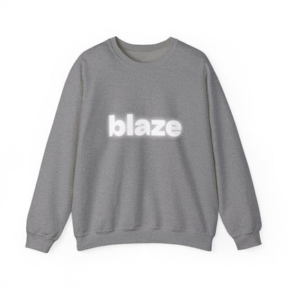 Cozy Unisex Crewneck Sweatshirt - Blaze Design, Comfortable Layering, Gift for Her/Him, Casual Wear, Fall/Winter Essential, Relaxed Fashion