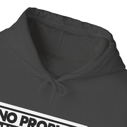No Problem Graphic Hoodie, Unisex Cozy Sweatshirt, Casual Streetwear, Gift for Friends, Everyday Wear, Fun Fashion