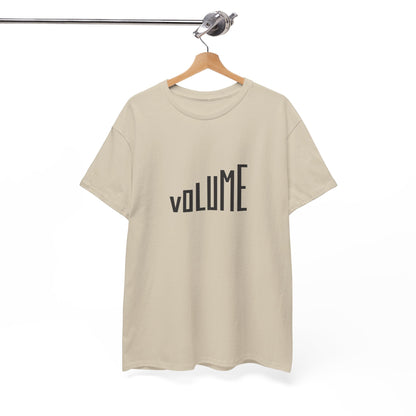 Volume Graphic Tee | Cotton T-Shirt for Music Lovers, Concerts, Gift Idea, Casual Wear, Music Festival