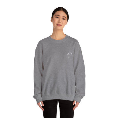 Women's Crewneck Sweatshirt, Cozy Pullover, Gift for Animal Lovers, Casual Wear, Stylish Outfit