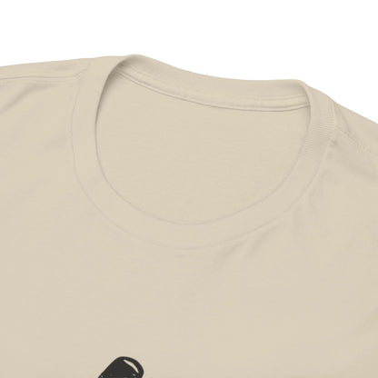 Inspirational Heavy Cotton Tee - "Never Give Up", Motivational Shirt, Gift for Personal Growth, Encouragement Tee, Casual Wear