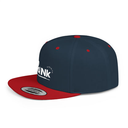 Trendy Snapback Hat, Casual Cap, Adjustable Flat Bill, Gift for Him, Streetwear Essential, Think Hat, Cool Accessories
