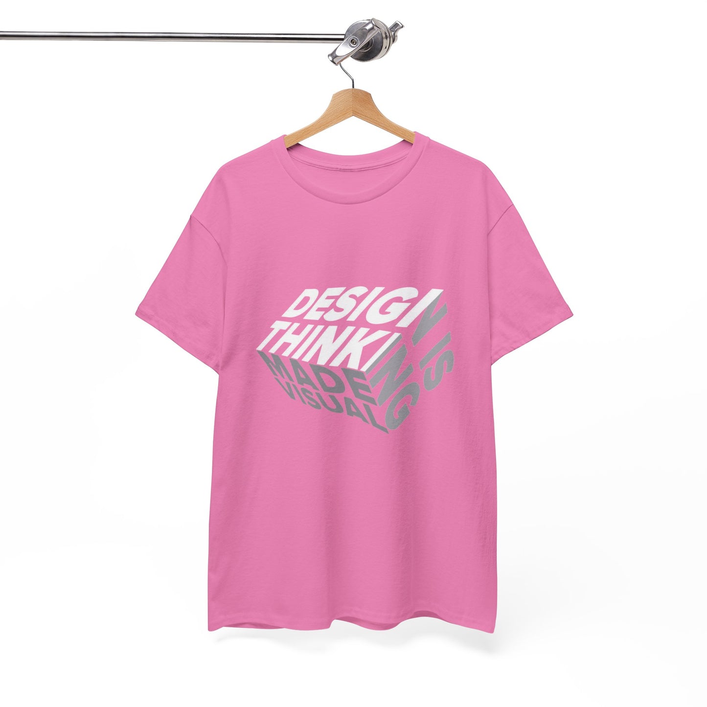 Design Thinking  Heavy Cotton Tee, Casual Graphic Tees, Gift for Designers, Cool Everyday Wear, Unique Art Shirt, Trendy Fashion Top