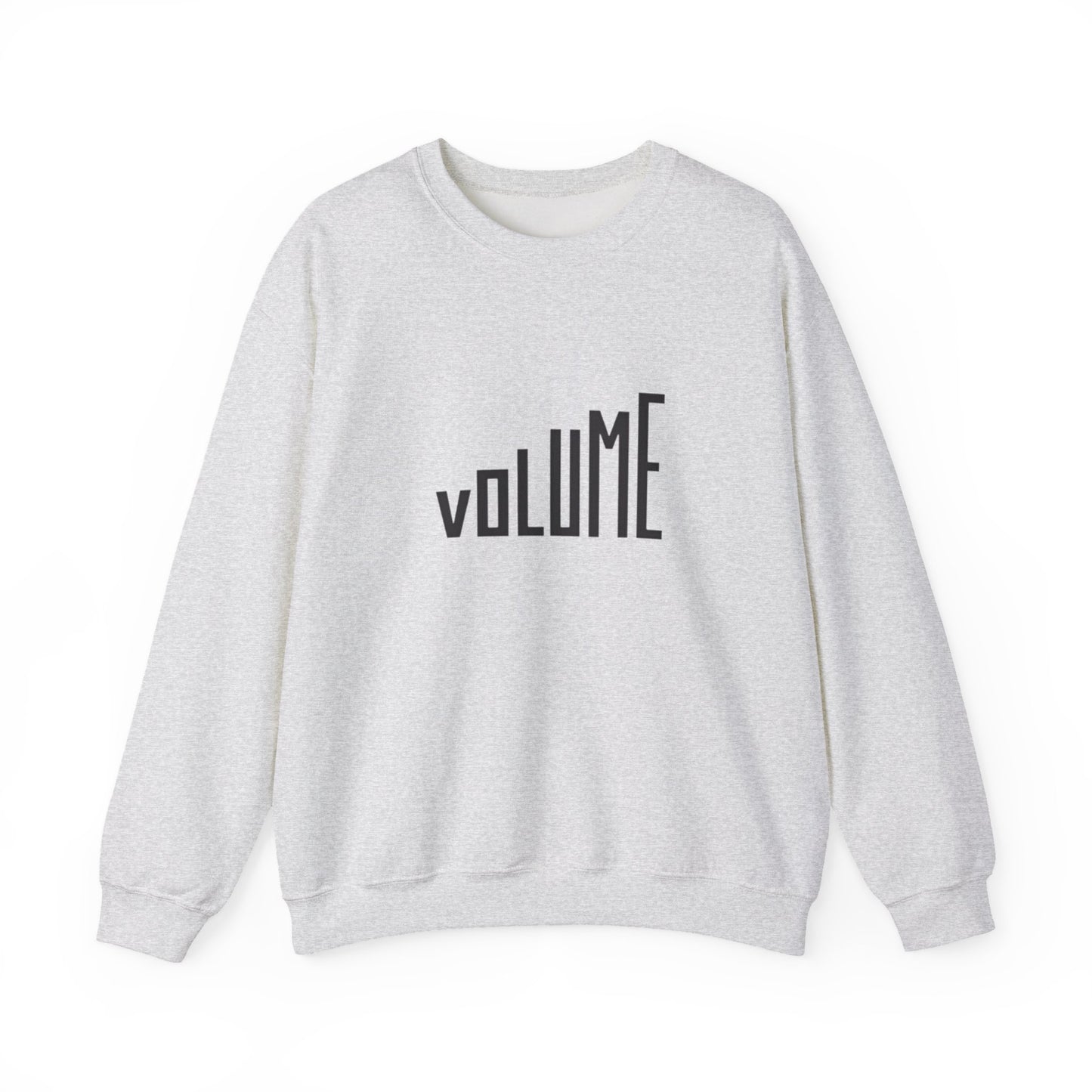 Volume Graphic Unisex Crewneck Sweatshirt - Cozy Casual Wear, Music Lover Gift, Festival Attire, Comfortable Everyday Style, Trendy