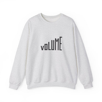 Volume Graphic Unisex Crewneck Sweatshirt - Cozy Casual Wear, Music Lover Gift, Festival Attire, Comfortable Everyday Style, Trendy