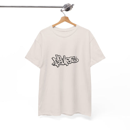 Heavy Cotton Tee with Graffiti Design, Streetwear, Casual Wear, Gift for Her, Gift for Him, Urban Fashion, Everyday Style