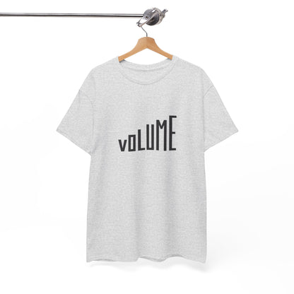 Volume Graphic Heavy Cotton Tee, Music Lover Tee, Casual Tees, Gift for Musicians, Music Festival Shirt
