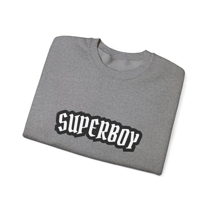 Superboy Unisex Heavy Blend Sweatshirt, Cozy Gift for Teens, Perfect for Casual Outfits, Great for Birthdays, Youth Sweatshirt, Trendy Wear