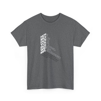 Creative Quote Heavy Cotton Tee | Graphic T-Shirt, Casual Wear, Unique Gift, Everyday Fashion, Statement Piece