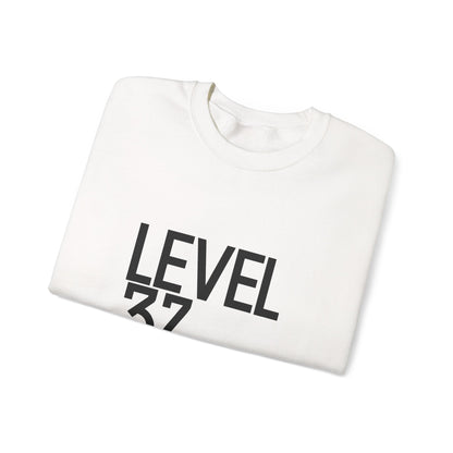 Level 37 Unisex Heavy Blend™ Crewneck Sweatshirt - Gaming Gift, Casual Wear, Birthday Present, Trendy Sweater, Unique Design