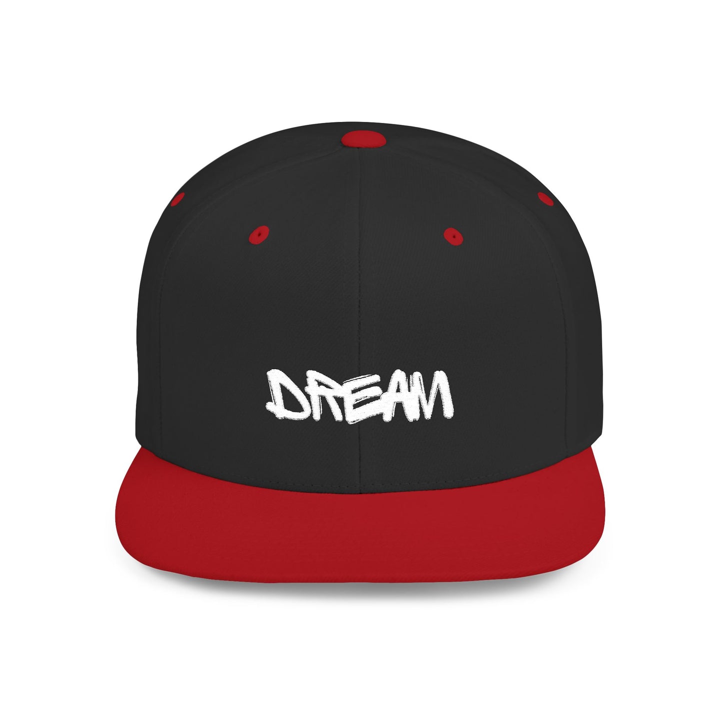 Dream Big Flat Bill Snapback, Trendy Cap for Dreamers, Perfect Gift for Graduates, Casual Accessories, Summer Essentials