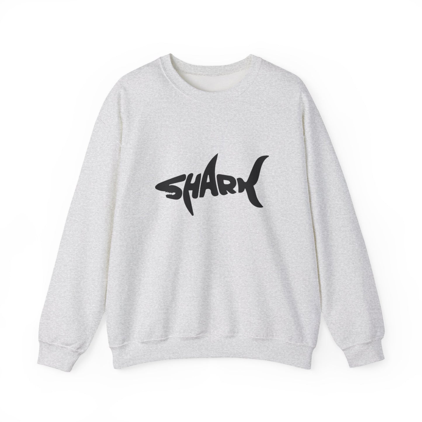 Shark Graphic Sweatshirt - Cozy Unisex Crewneck, Statement Apparel for Ocean Lovers, Casual Gift, Comfortable Everyday Wear