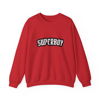 Superboy Unisex Heavy Blend Sweatshirt, Cozy Gift for Teens, Perfect for Casual Outfits, Great for Birthdays, Youth Sweatshirt, Trendy Wear