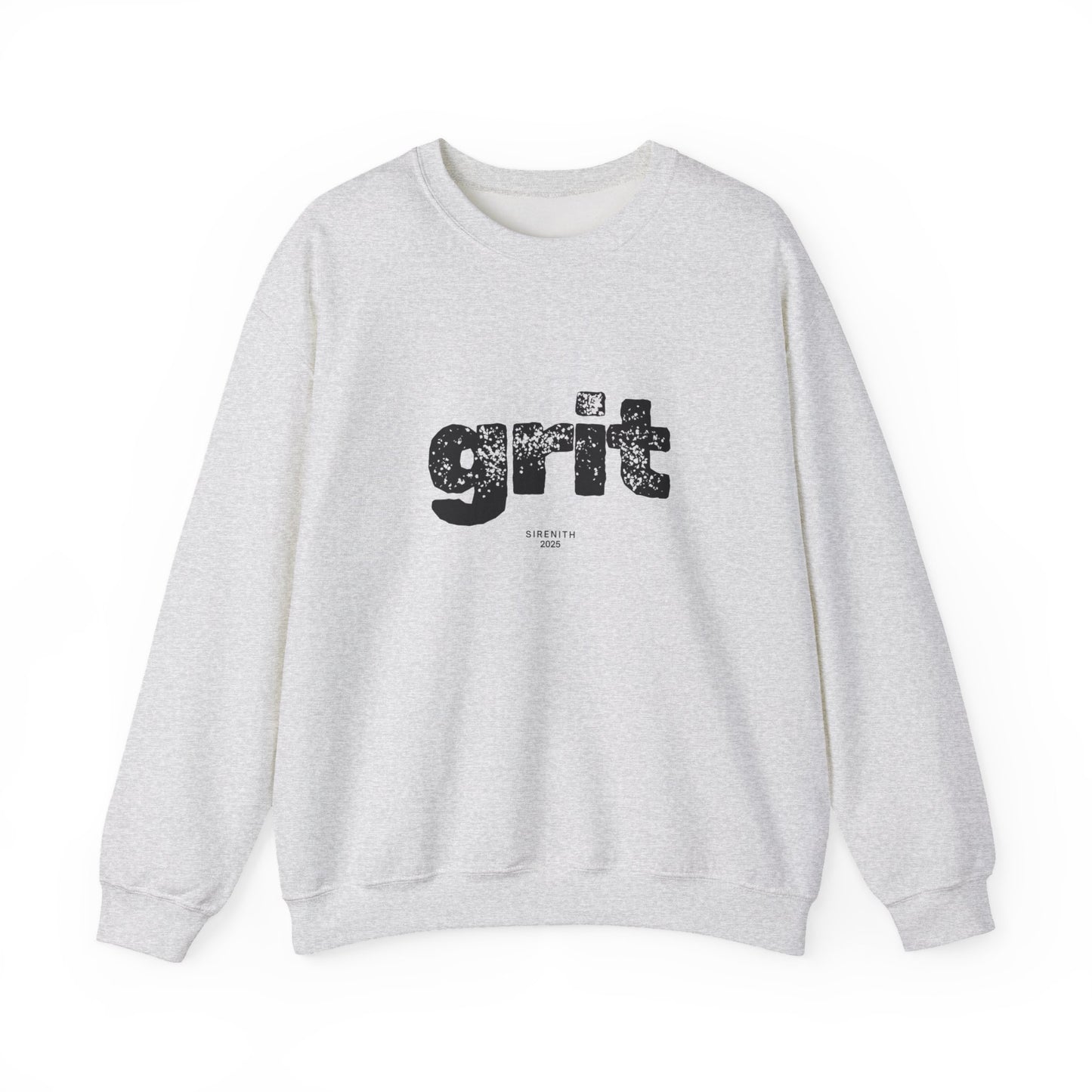 Grit Inspirational Crewneck Sweatshirt | Cozy Unisex Pullover, Motivational Gift, Perfect for Fall, Self-Care Apparel, Casual Everyday Wear