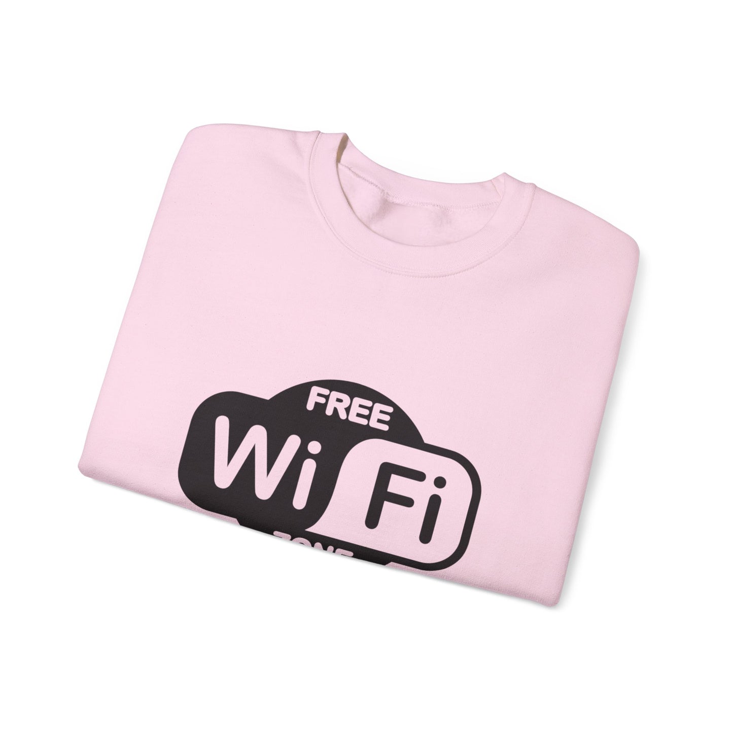 Cozy WiFi Zone Sweatshirt | Unisex Crewneck | Perfect for Home, Travel, or Gifts