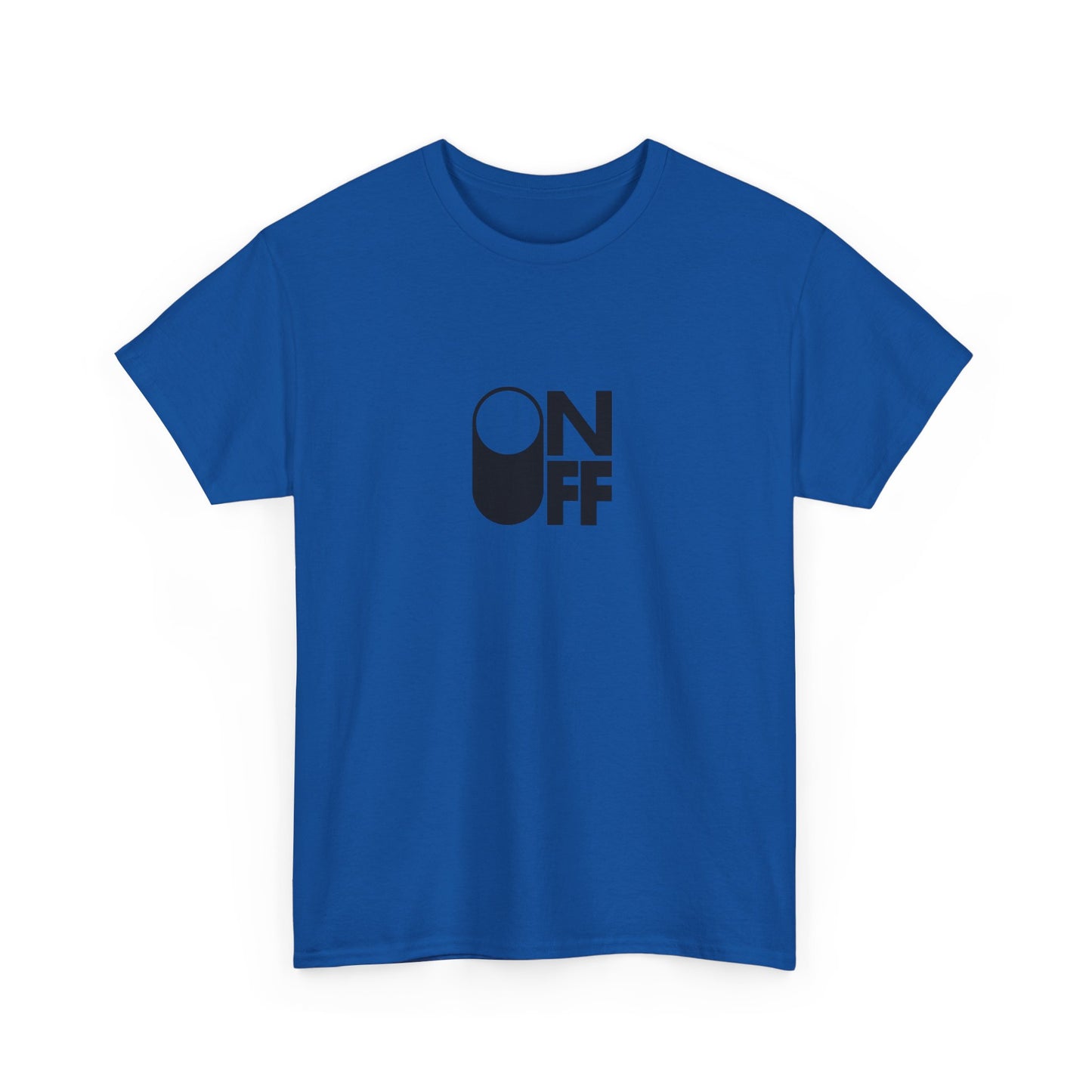 ON/OFF Heavy Cotton Tee - Perfect Gift for Tech Lovers, Casual Wear, Gamer Shirt, Everyday Comfort