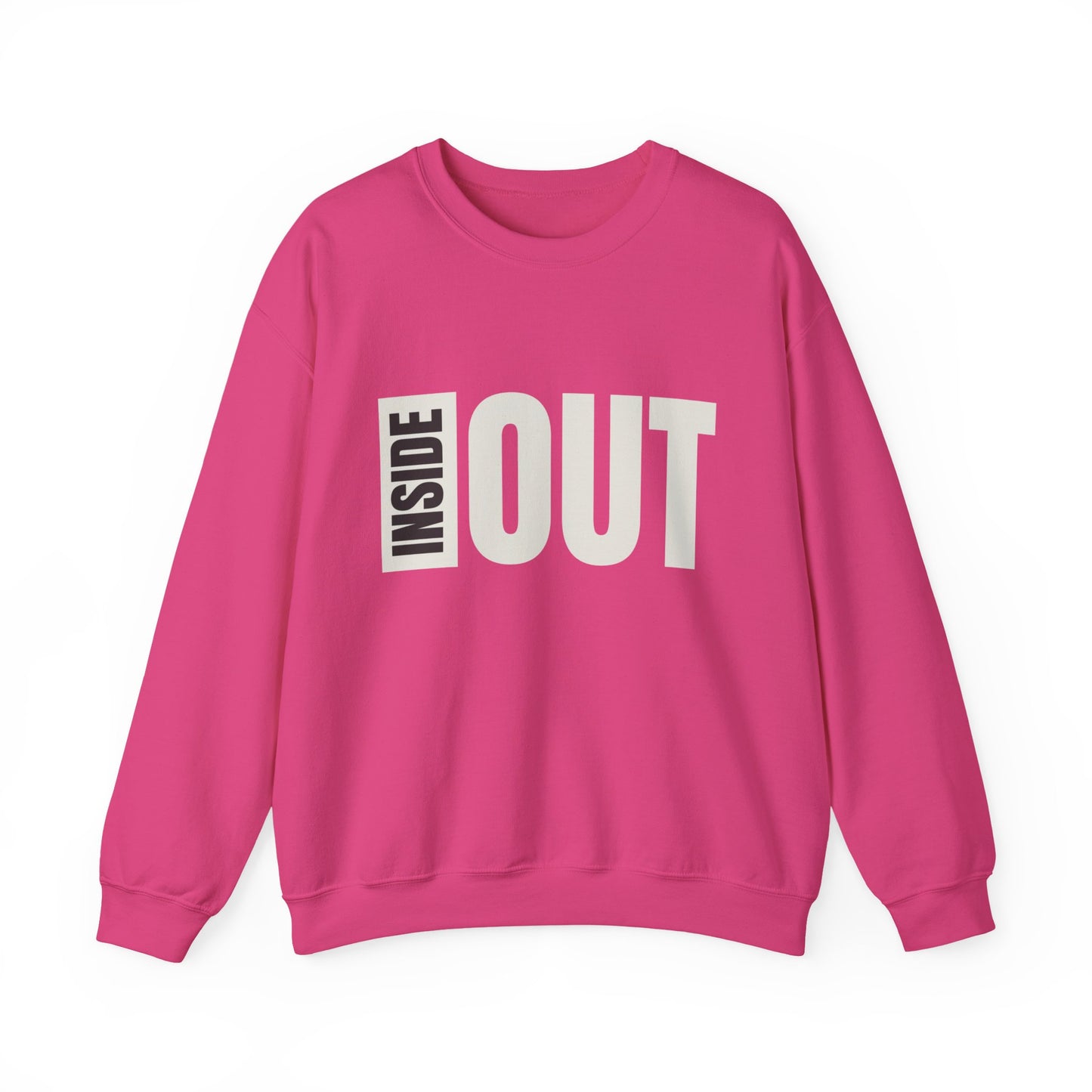 Inside Out Unisex Crewneck Sweatshirt - Cozy Apparel for Casual Days, Perfect Gift for Friends, Trendy Streetwear, Unique Style
