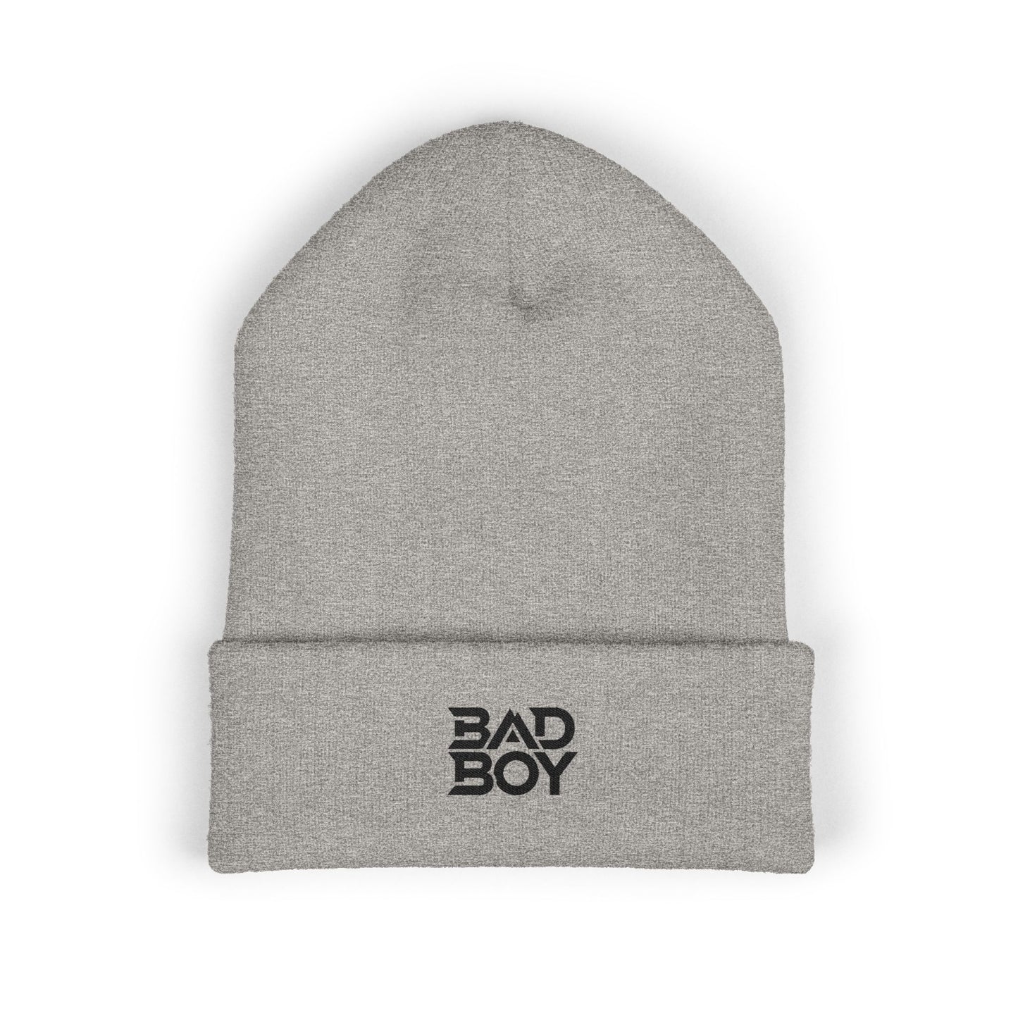 Bad Boy Embroidered Cuffed Beanie, Stylish Winter Hat, Cool Fashion Accessory, Gift for Him, Trendy Streetwear