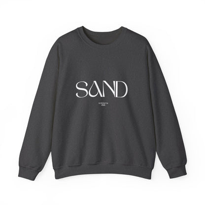 Stylish Unisex Sweatshirt with 'SAND' Design | Cozy Casual Wear, Gift for Beach Lovers, Perfect for Summer Vacations, Relaxing Days Out