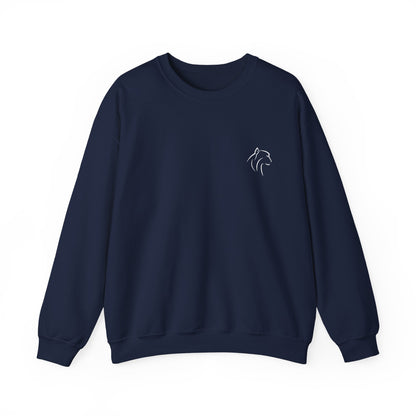 Women's Crewneck Sweatshirt, Cozy Pullover, Gift for Animal Lovers, Casual Wear, Stylish Outfit