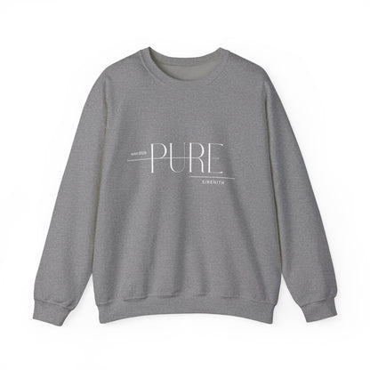Minimalist Pure Crewneck Sweatshirt for Comfort and Style, Cozy Gift for Friends, Casual Wear, Everyday Comfort, Ideal for Relaxation