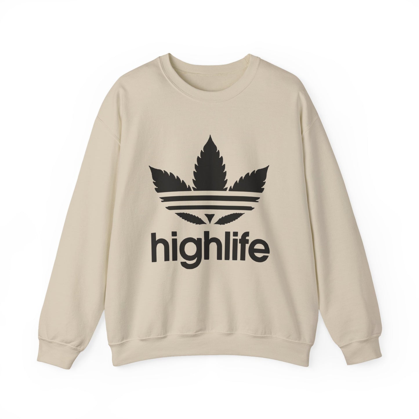 Highlife Crewneck Sweatshirt | Unisex Heavy Blend, Cozy Streetwear, Casual Outfit, Gift for Him/Her, Trendy Apparel