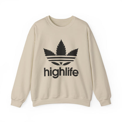 Highlife Crewneck Sweatshirt | Unisex Heavy Blend, Cozy Streetwear, Casual Outfit, Gift for Him/Her, Trendy Apparel