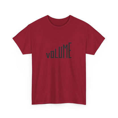 Volume Graphic Heavy Cotton Tee, Music Lover Tee, Casual Tees, Gift for Musicians, Music Festival Shirt