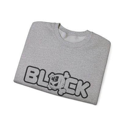 Stylish Unisex Crewneck Sweatshirt - Trendy Block Design, Cozy Winter Apparel, Perfect for Casual Outings, Gift for Friends
