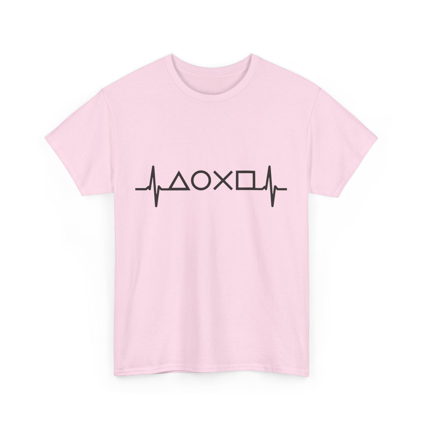 Heartbeat Graphic Tee for Everyday Wear, Cotton T-shirt, Casual Gift, Music Lover Shirt, Trendy Everyday Tee