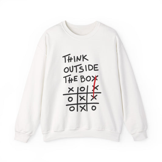 Creative Thinking Sweatshirt, Gift for Entrepreneurs, Cozy Crewneck, Motivational Apparel, Perfect for Casual Days