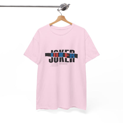 Joker Graphic Tee,  Heavy Cotton Tee, Streetwear Shirt, Casual Wear Tee, Gift for Fans, Movie Merchandise