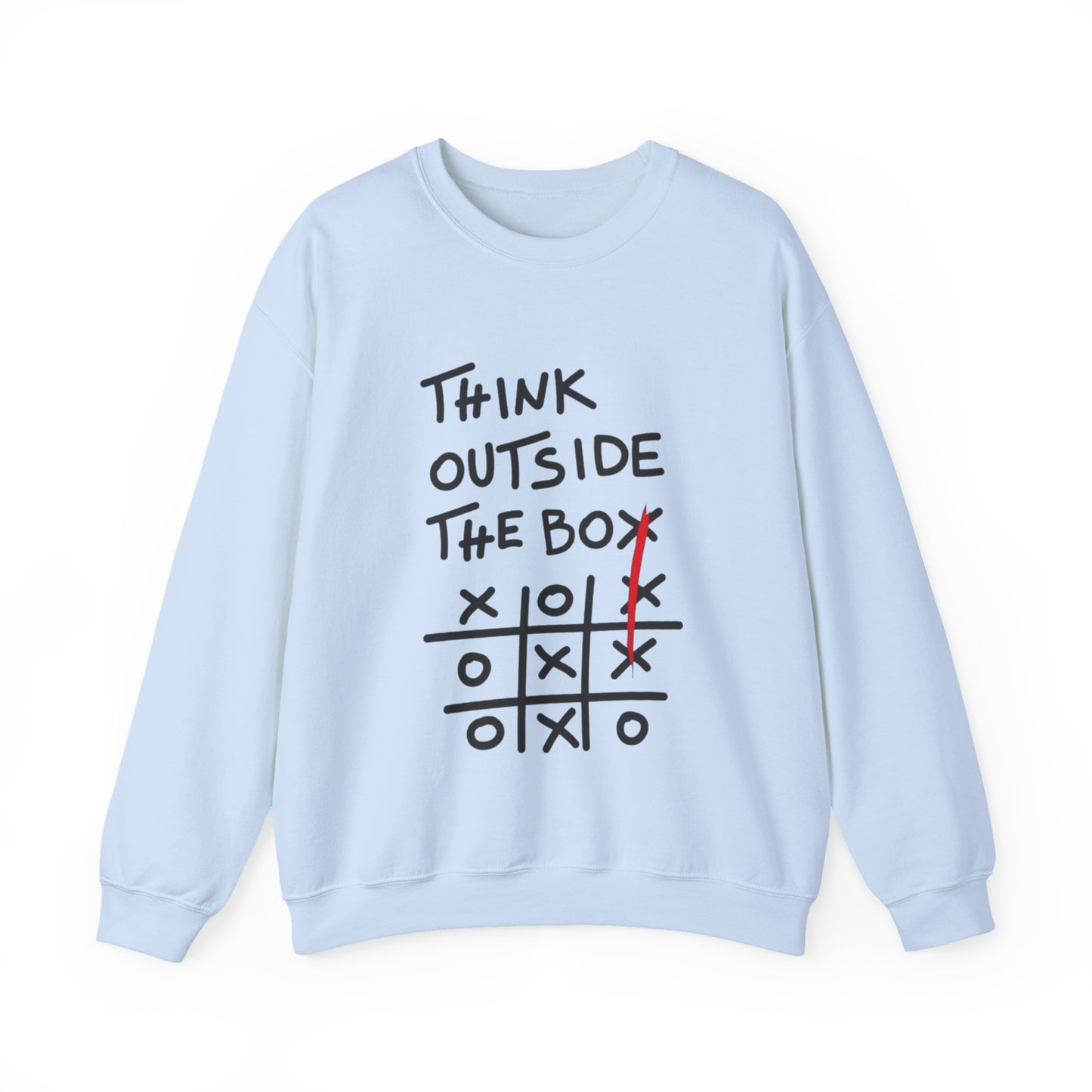 Creative Thinking Sweatshirt, Gift for Entrepreneurs, Cozy Crewneck, Motivational Apparel, Perfect for Casual Days