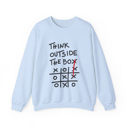 Creative Thinking Sweatshirt, Gift for Entrepreneurs, Cozy Crewneck, Motivational Apparel, Perfect for Casual Days