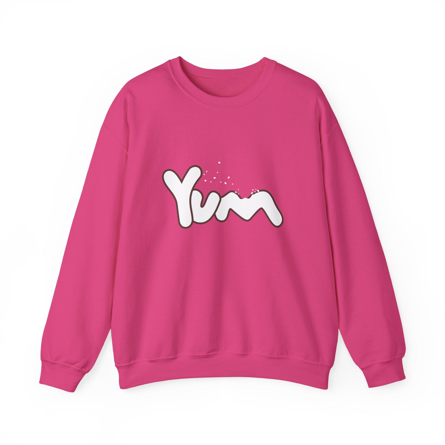 Yummy Vibes Crewneck Sweatshirt | Unisex Cool Fashion Gift, Cozy Loungewear, Foodie Apparel, Fun Kitchen Wear, Casual Everyday Style