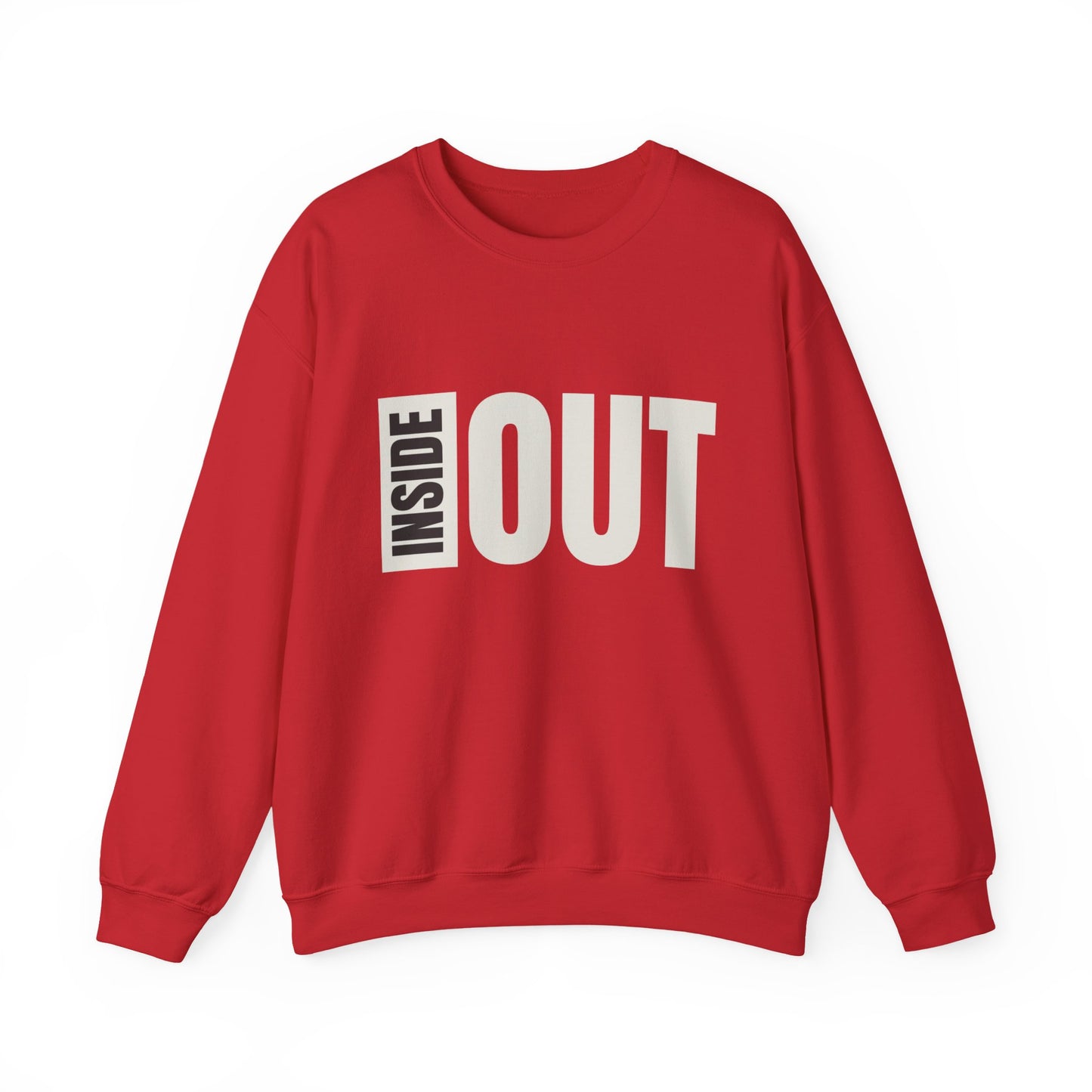 Inside Out Unisex Crewneck Sweatshirt - Cozy Apparel for Casual Days, Perfect Gift for Friends, Trendy Streetwear, Unique Style