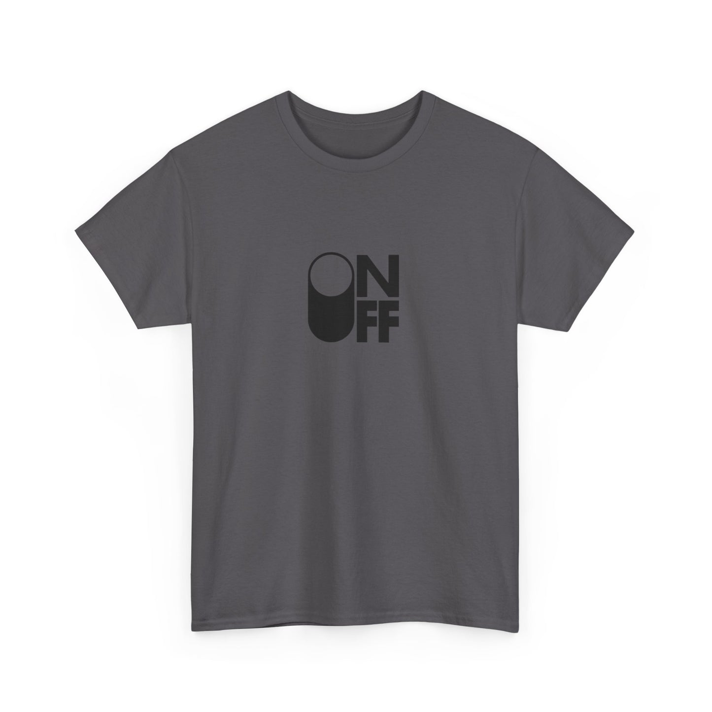 ON/OFF Heavy Cotton Tee - Perfect Gift for Tech Lovers, Casual Wear, Gamer Shirt, Everyday Comfort