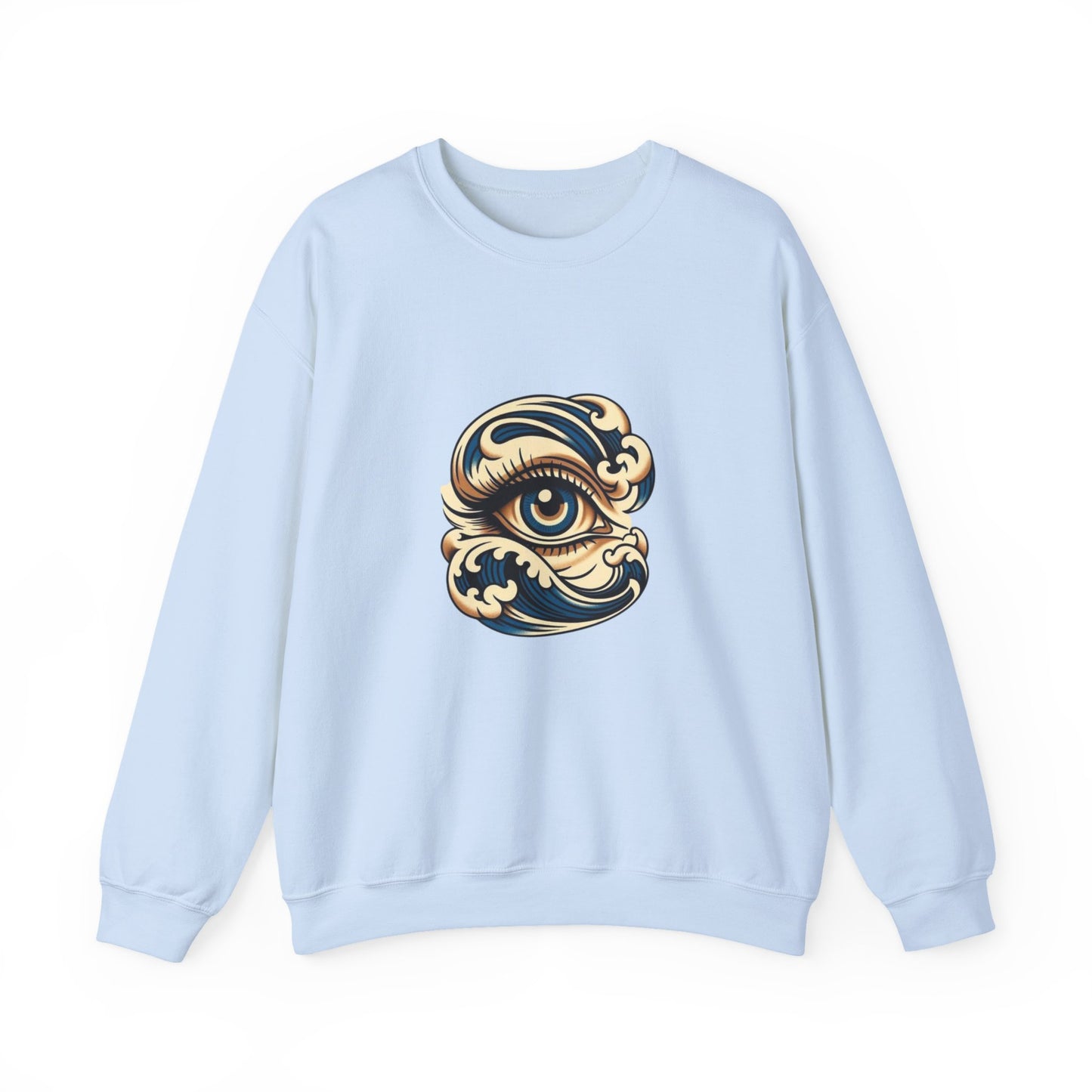 Eye of Awareness Unisex Crewneck Sweatshirt | Cozy Artistic Wear, Casual Gift, Art-Lovers Attire, Everyday Comfort