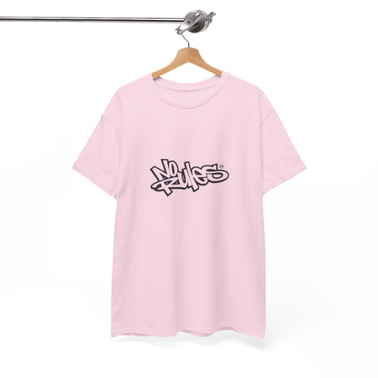 Heavy Cotton Tee with Graffiti Design, Streetwear, Casual Wear, Gift for Her, Gift for Him, Urban Fashion, Everyday Style