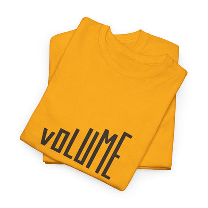 Volume Graphic Tee | Cotton T-Shirt for Music Lovers, Concerts, Gift Idea, Casual Wear, Music Festival