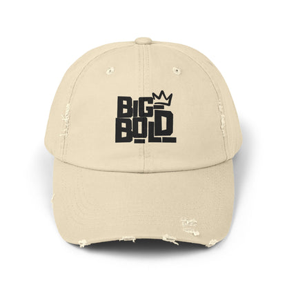 Unisex Distressed Cap with Customizable Band, Trendy Hat for Casual Outfits, Perfect Gift, Adjustable Dad Hat, Summer Accessory