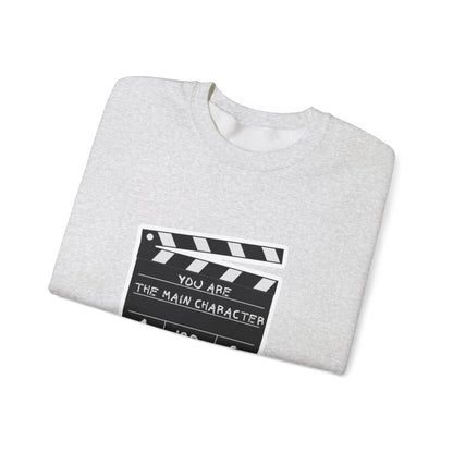 You Are The Main Character Sweatshirt | Motivational Crewneck, Inspirational Gift, Cozy Casual Wear, Movie Lover Apparel, Birthday