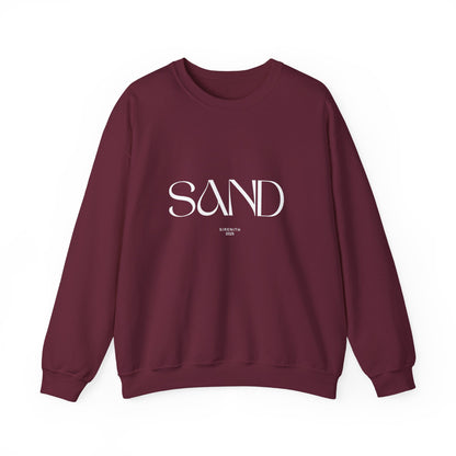 Stylish Unisex Sweatshirt with 'SAND' Design | Cozy Casual Wear, Gift for Beach Lovers, Perfect for Summer Vacations, Relaxing Days Out