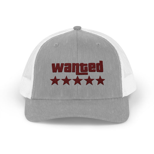 Vintage Wanted Snapback Trucker Cap, Retro Baseball Hat, Perfect for Outdoors, Gifts for Him, Stylish Fashion Accessory