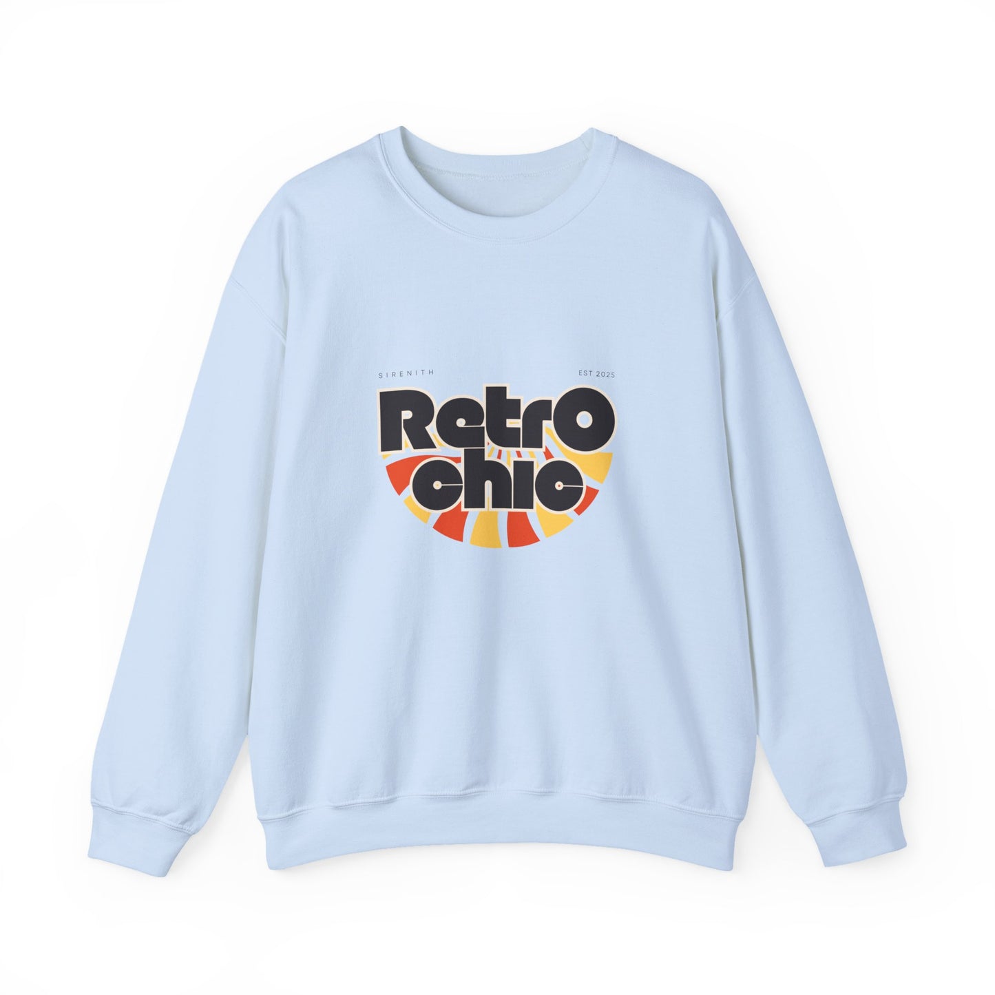 Retro Chic Unisex Crewneck Sweatshirt, Vintage Fashion Sweater, Cozy Casual Wear, Gift for Her, Perfect for Fall