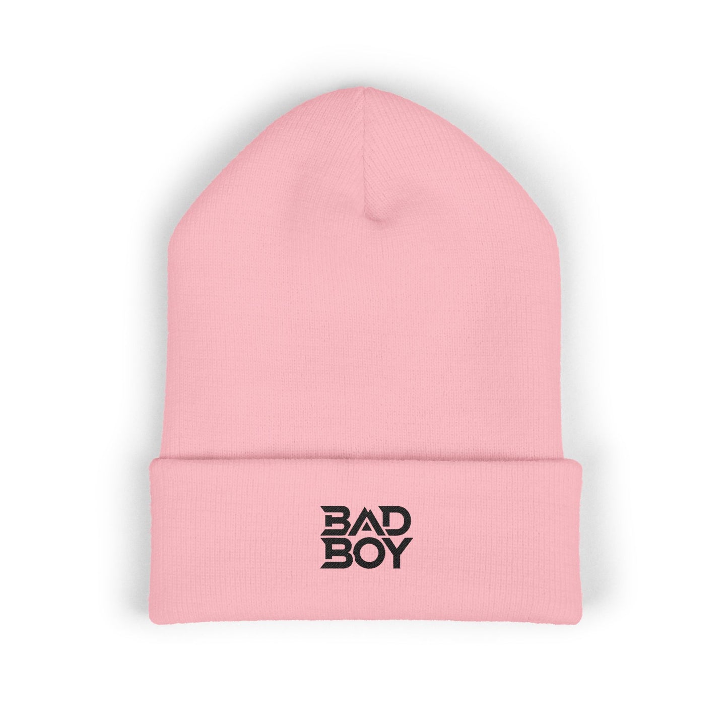 Bad Boy Embroidered Cuffed Beanie, Stylish Winter Hat, Cool Fashion Accessory, Gift for Him, Trendy Streetwear