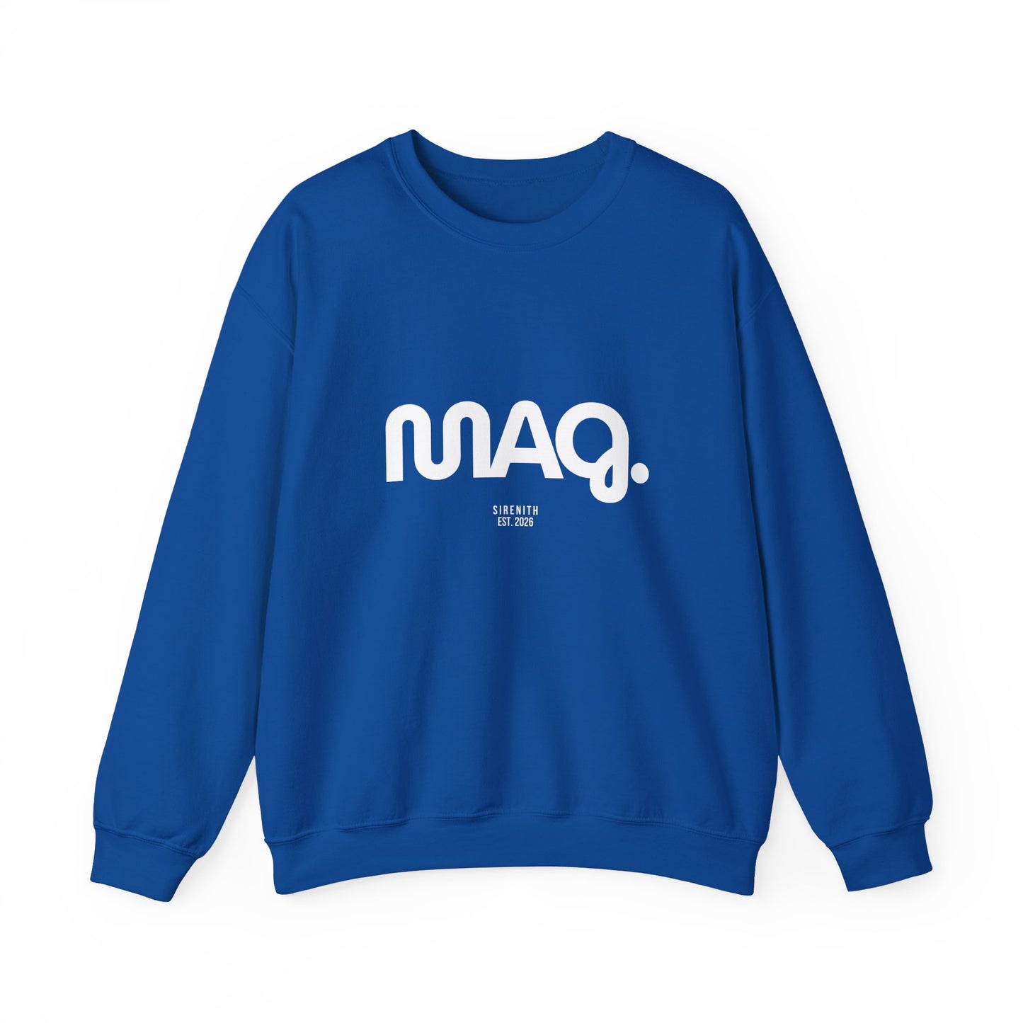 Stylish Unisex Crewneck Sweatshirt with Trendy 'MAQ' Design, Casual Wear, Gift for Him/Her, Cozy Fashion, Everyday Comfort