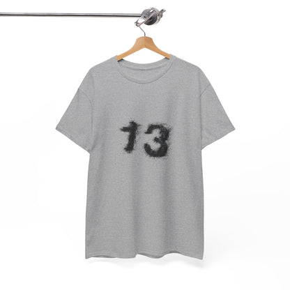 Heavy Cotton Tee with Graphic 13 - Trendy Streetwear, Casual Wear, Gift for Fans, Halloween Apparel, Unique Graphic Tee