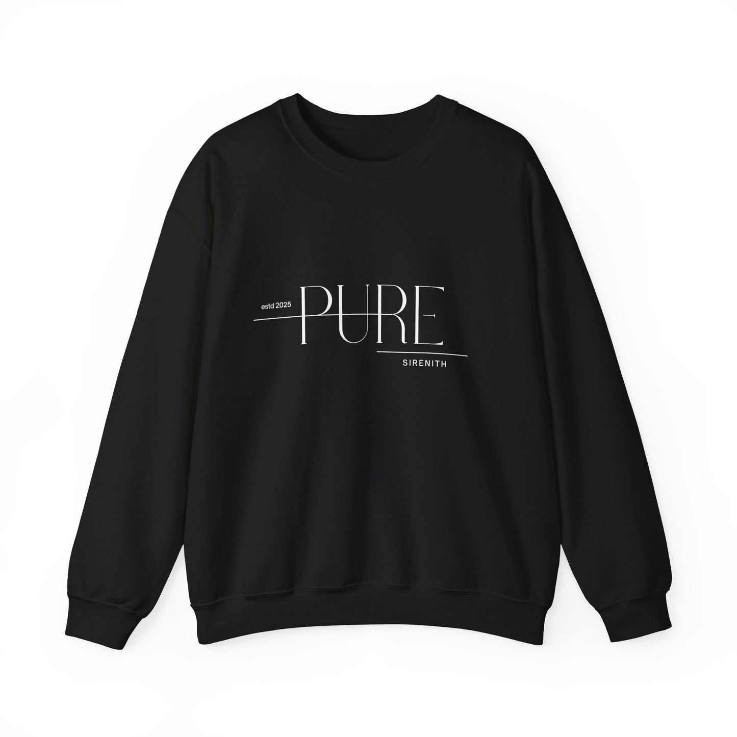Minimalist Pure Crewneck Sweatshirt for Comfort and Style, Cozy Gift for Friends, Casual Wear, Everyday Comfort, Ideal for Relaxation