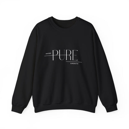 Minimalist Pure Crewneck Sweatshirt for Comfort and Style, Cozy Gift for Friends, Casual Wear, Everyday Comfort, Ideal for Relaxation